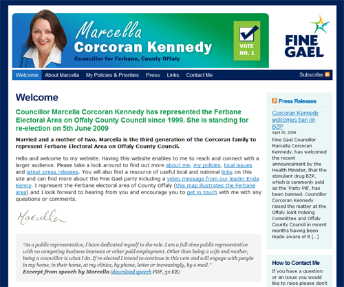 Marcella Corcoran Kennedy: Click to launch website