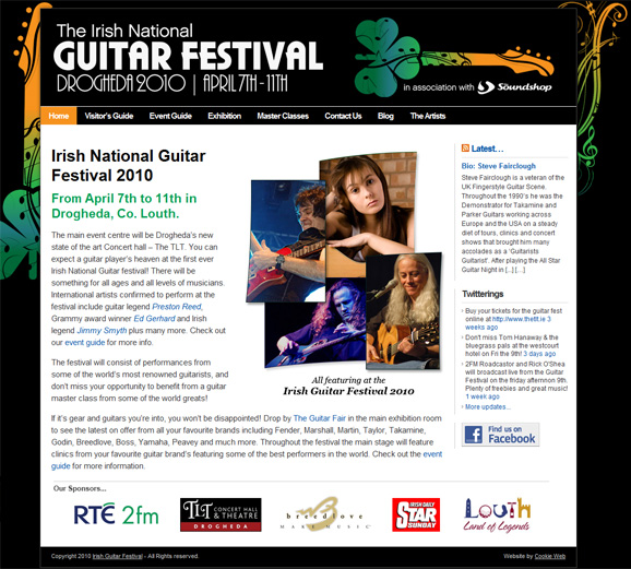 Irish Guitar Festival - click to launch website