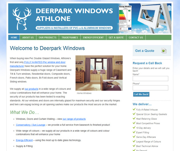 Deerpark Windows Athlone - Click image to launch website
